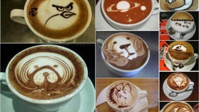 Photo of анильный капучино с малиной