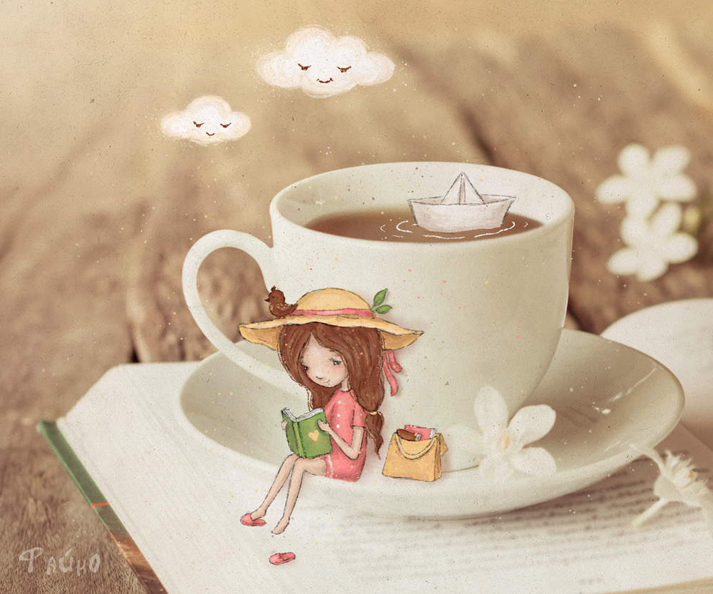 Фото 11 — Чай латте с клубникой: летний вкус