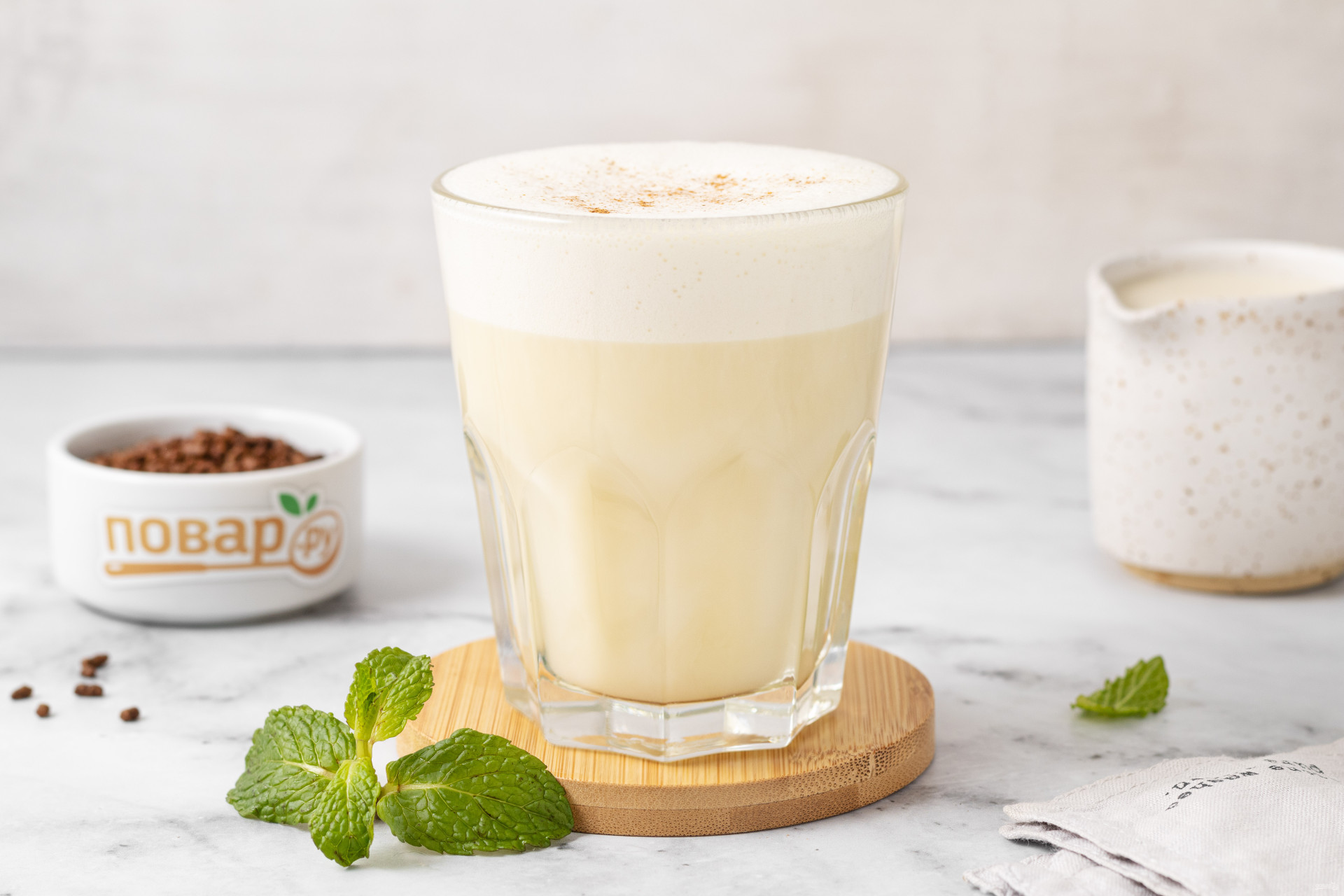 Фото 29 — Чай латте с мятой: освежающий вкус