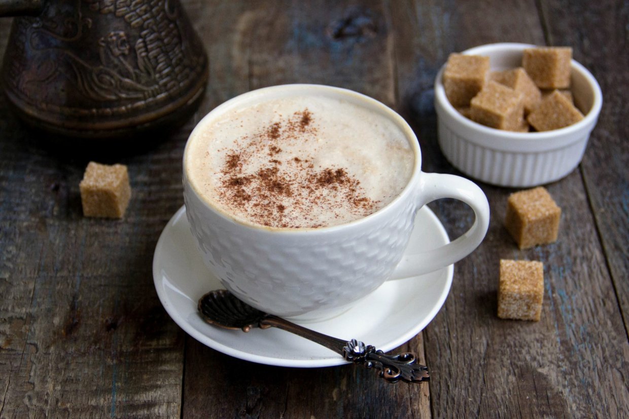 Фото 13 — Латте с малиной: летний напиток